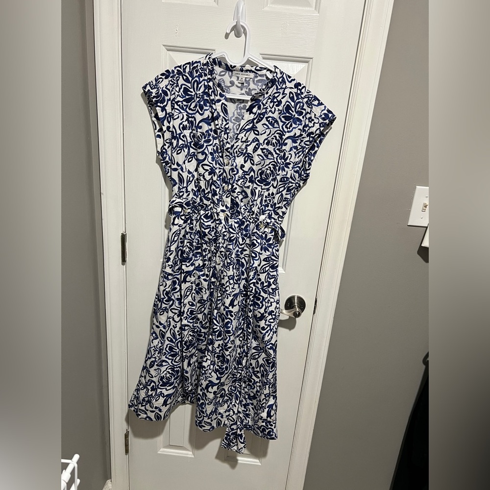 Free Assembly Women’s Belted Utility Midi Shirtdress